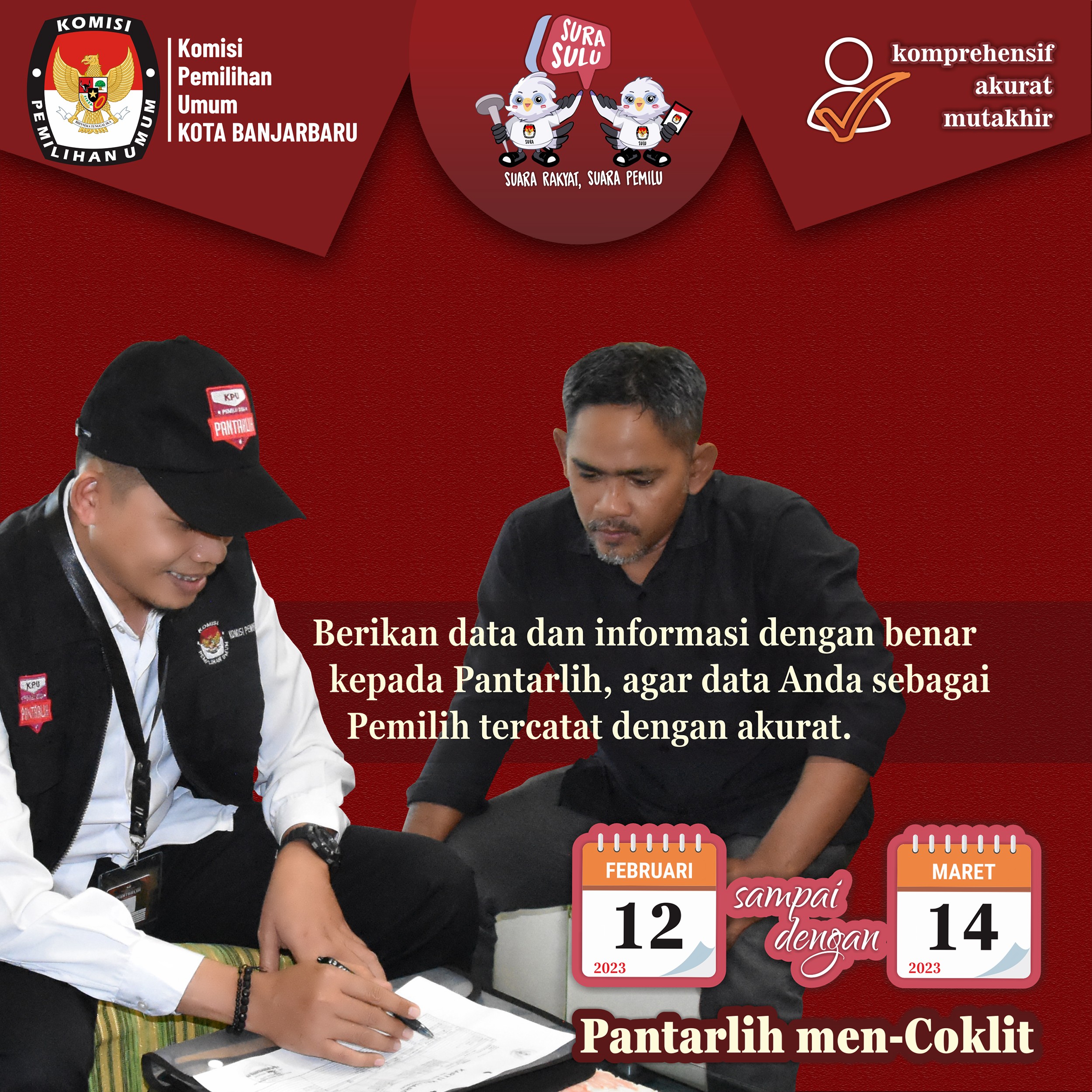 Pantarlih men-Coklit